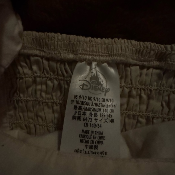 Disney Minnie Mouse Cream Ruffle Top - Picture 2 of 2